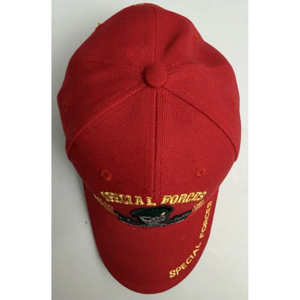 US Army Special Forces Hat Red Green Beret Skull Cap Mess With The Best Rothco